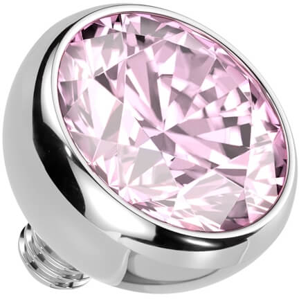 Titanium top ball zirconia bezel setting Internally Threaded - Image 9