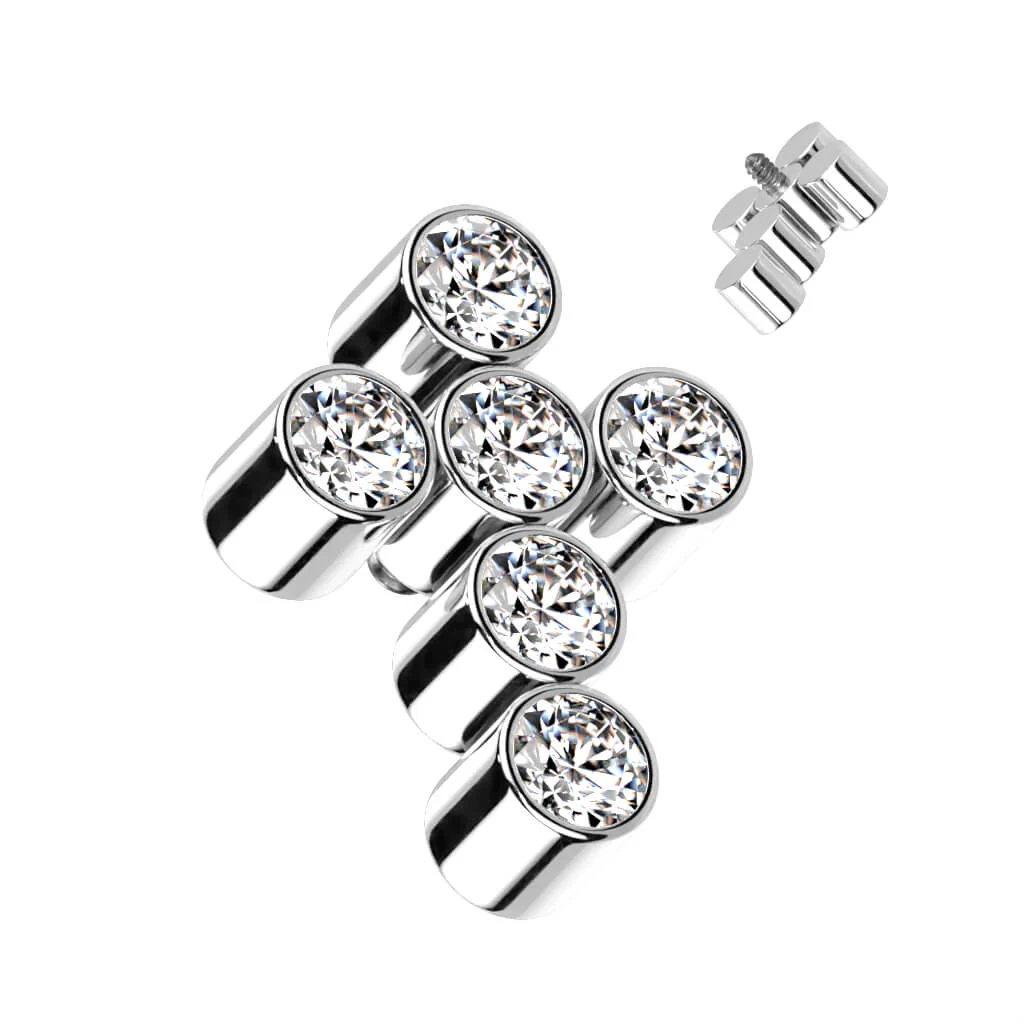 Titanium top cross zirconias Internally Threaded - Image 2