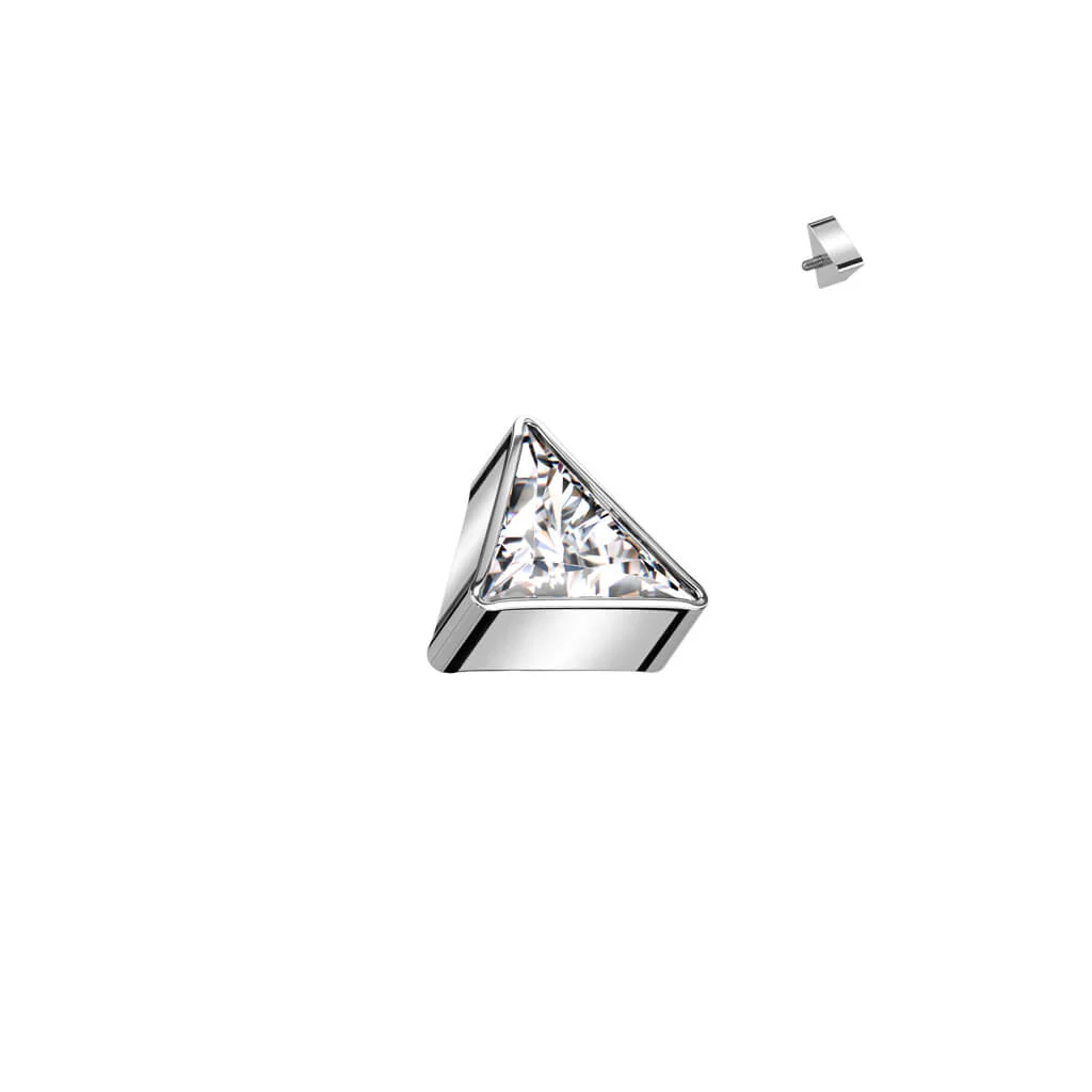 Titanium Top Triangle Zirconia Internally Threaded - Image 3