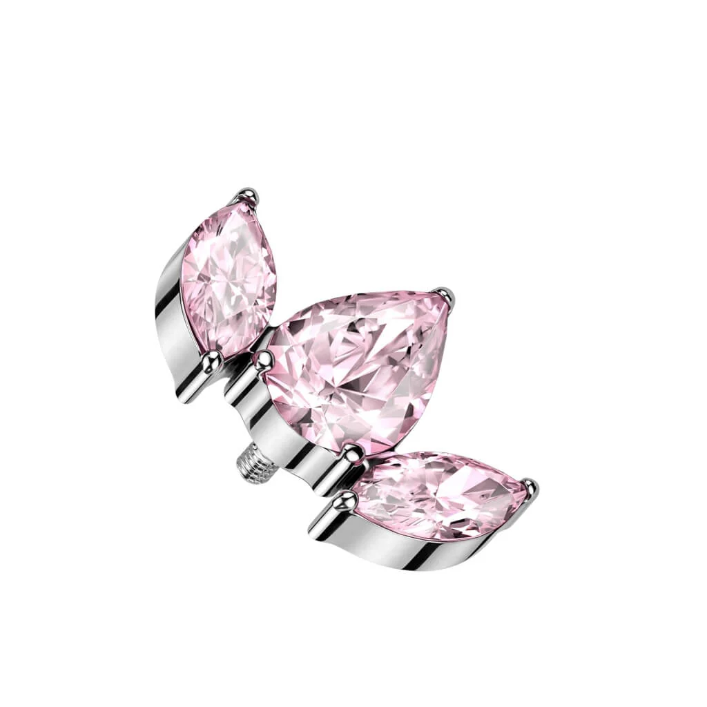 top 2 zirconias marquise cut Internally Threaded - Image 4