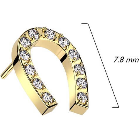 horseshoe top zirconia Push-In - Image 2