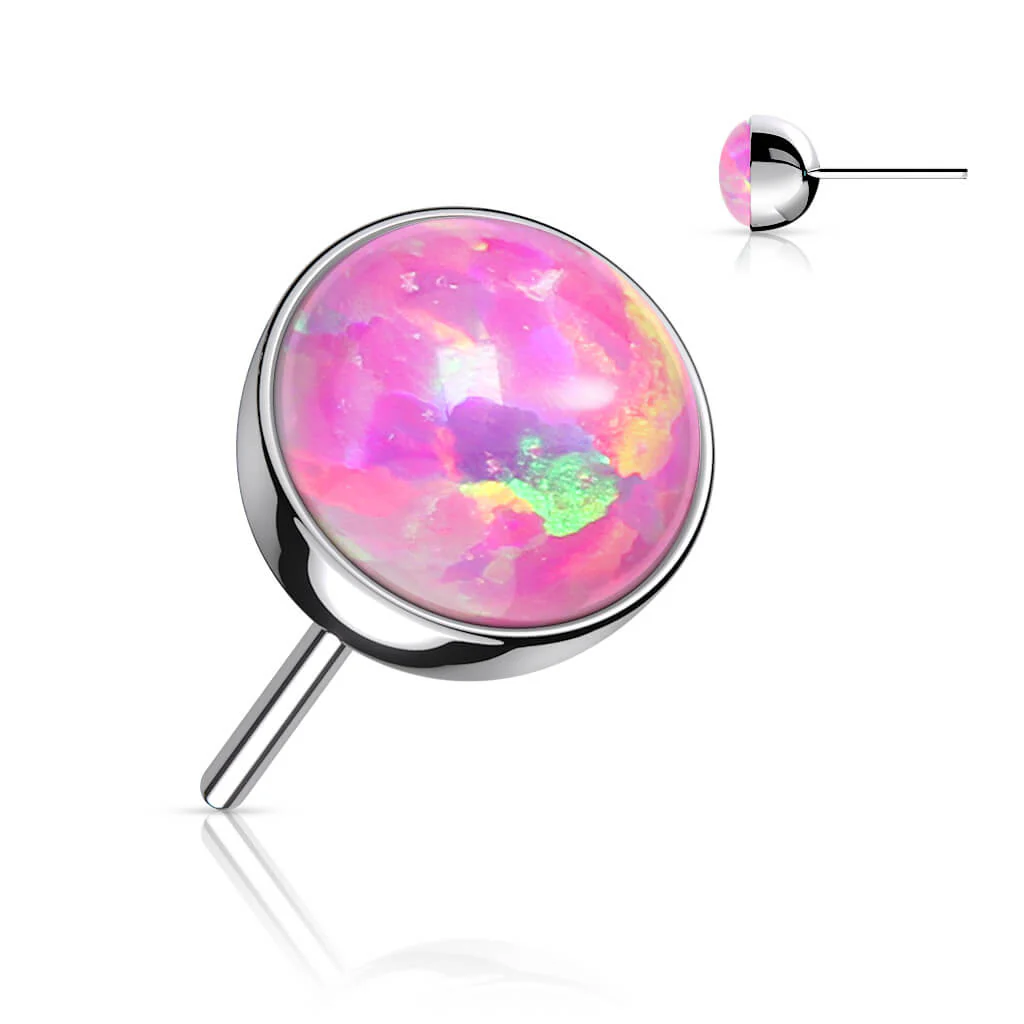Titanium Top Opal Ball Push-In - Image 5