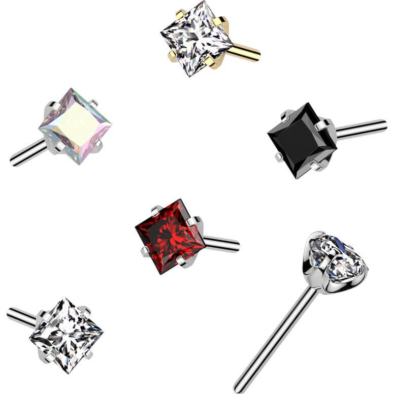 Titanium top square zirconia Push-In - Image 3