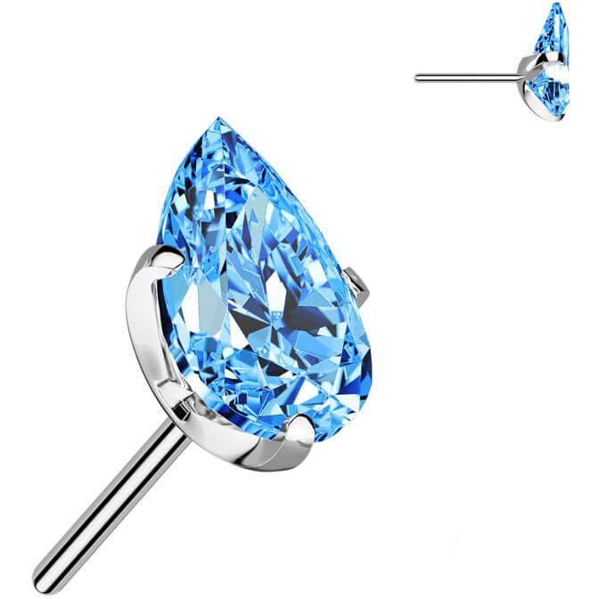 Titanium top teardrop zirconia Push-In - Image 4
