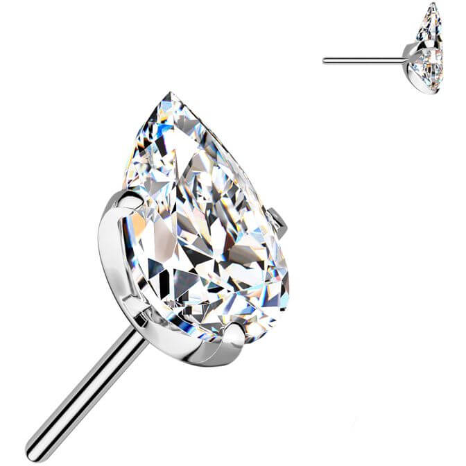 Titanium top teardrop zirconia Push-In - Image 5