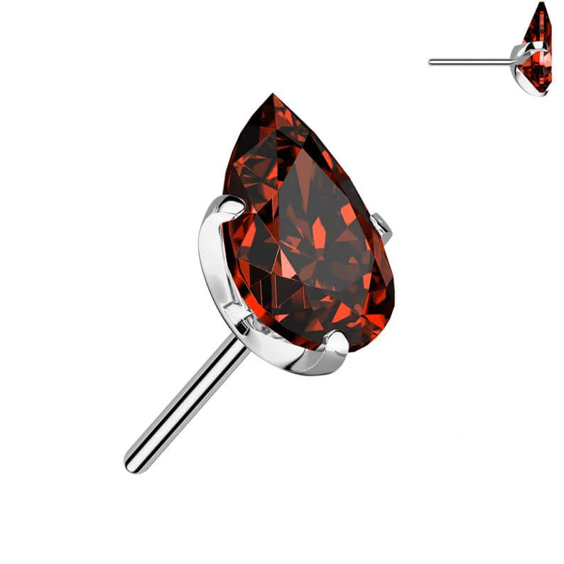 Titanium top teardrop zirconia Push-In - Image 7