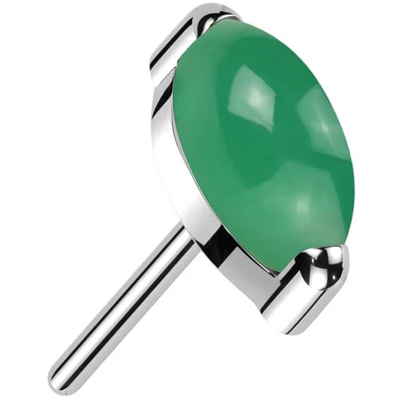 Titanium Marquise Cut Semi Precious Stone Push-In - Image 5