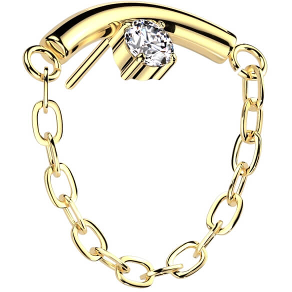 Titanium top chain zirconia Push-In - Image 4