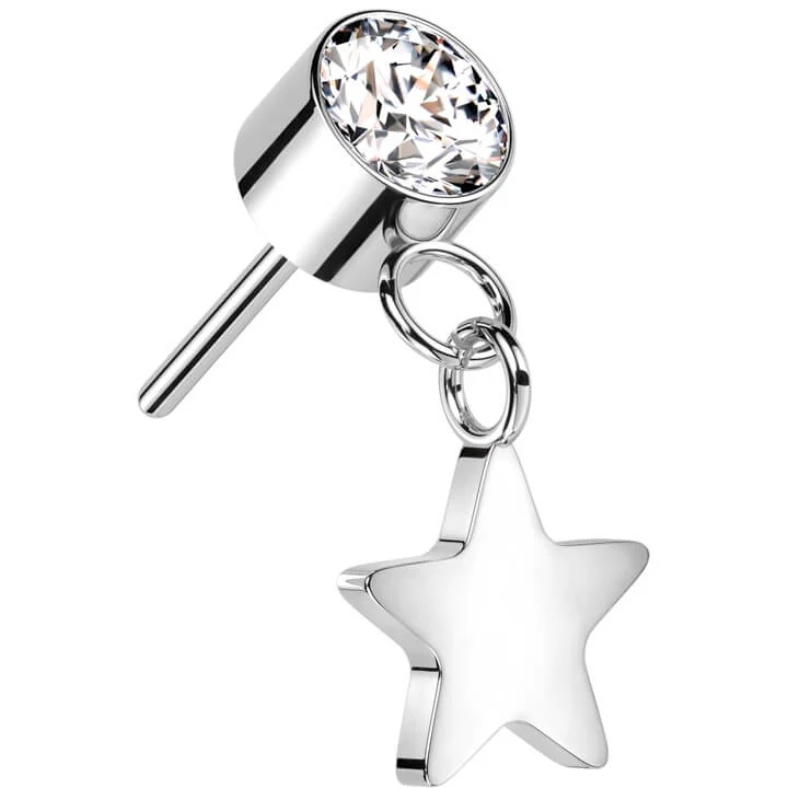 Titanium Star dangle Zirconia Push-In - Image 6
