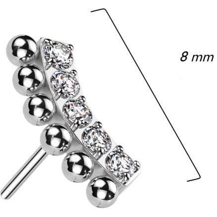 Titanium top balls zirconias Push-In - Image 2