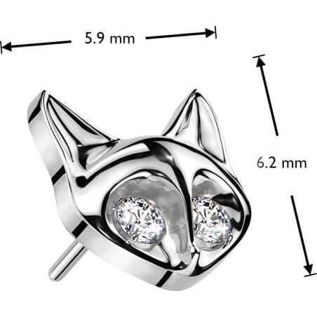 Titanium top cat zirconias Push-In - Image 2