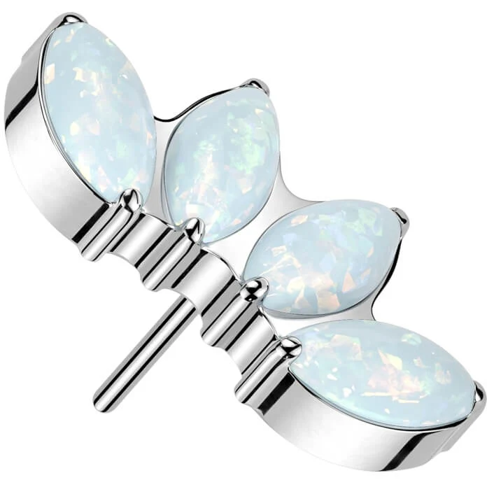 Titanium top marquise cut opal Push-In - Image 8