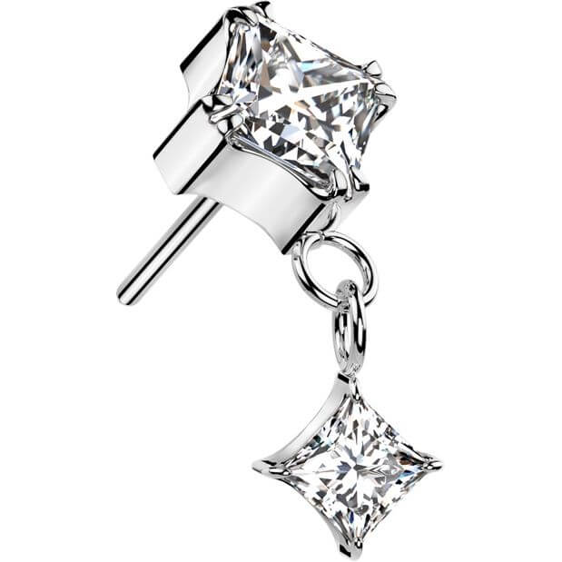 Titanium zirconia prong setting dangle Push-In - Image 5