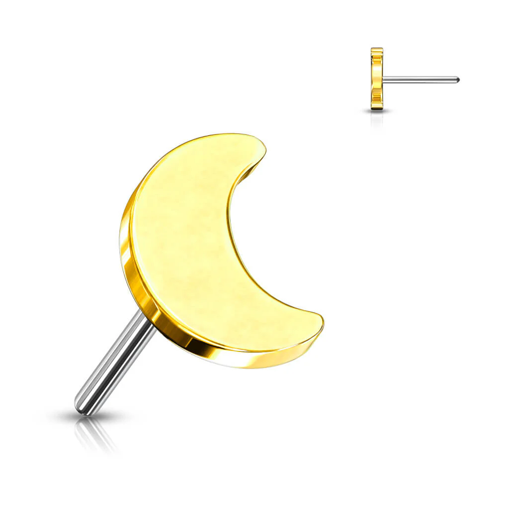 Titanium top flat moon Push-In - Image 2