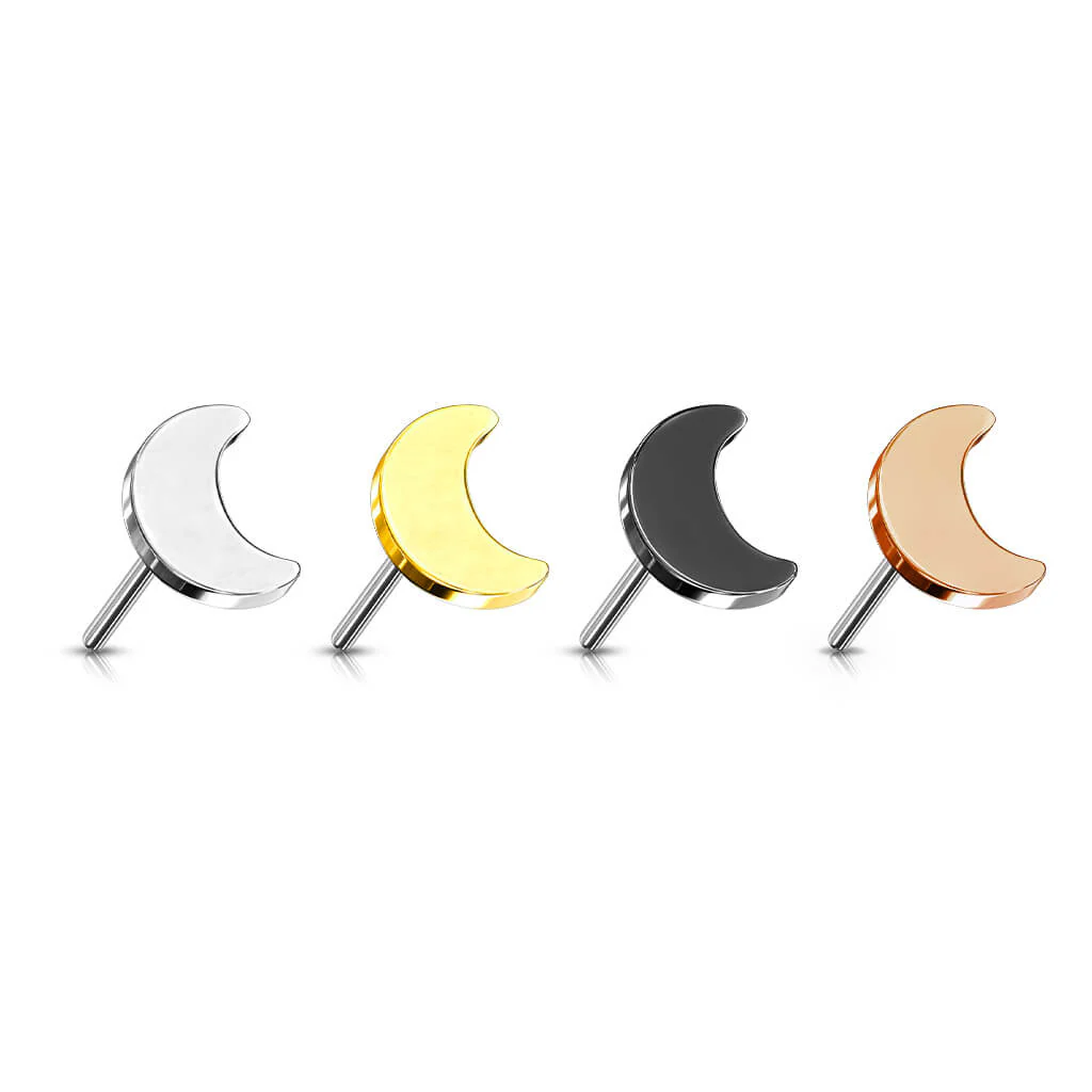 Titanium top flat moon Push-In - Image 5