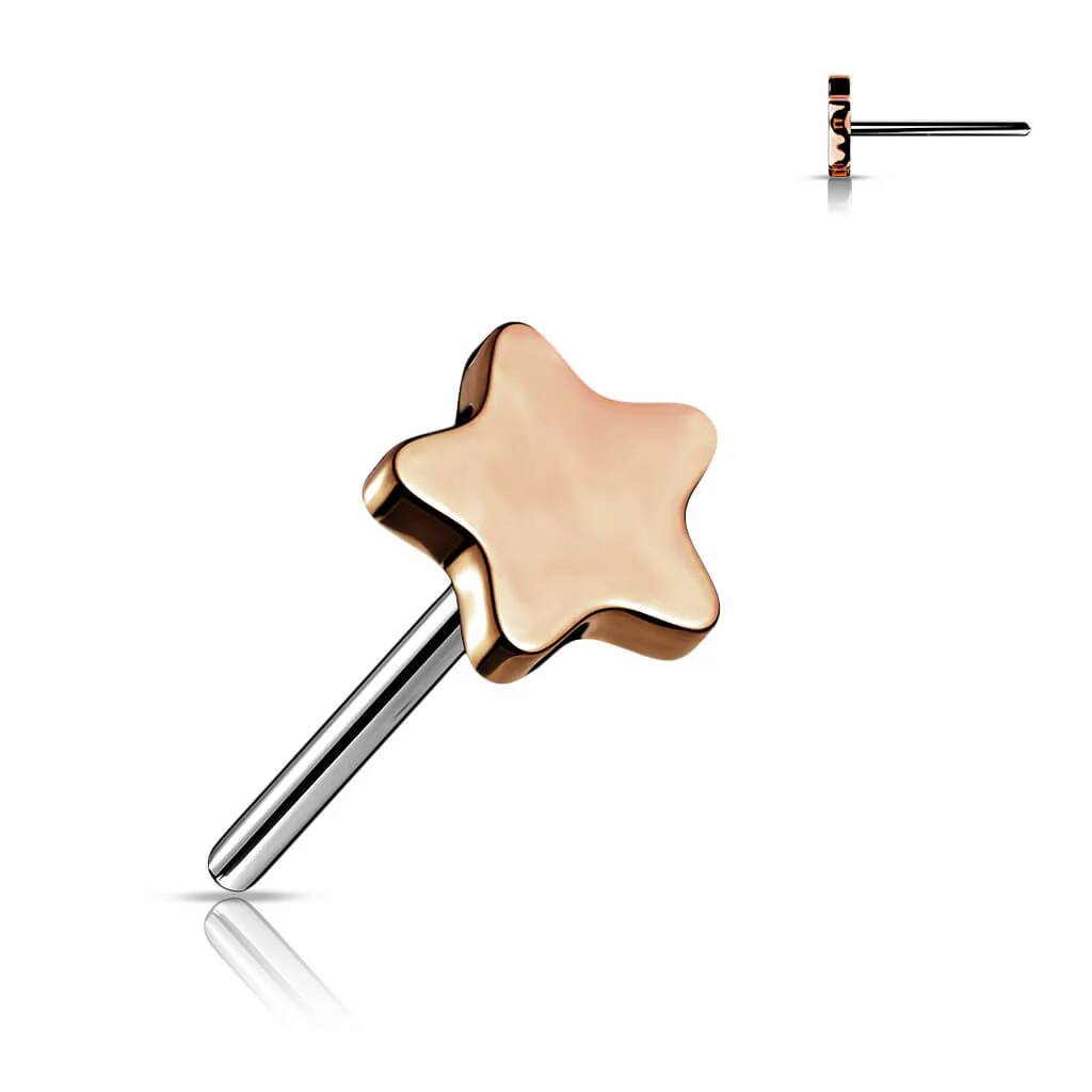 Titanium Top Flat Star Push-In - Image 6