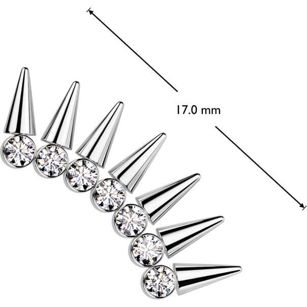 Titanium spikes zirconia Push-In - Image 2