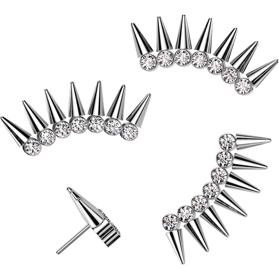 Titanium spikes zirconia Push-In - Image 3