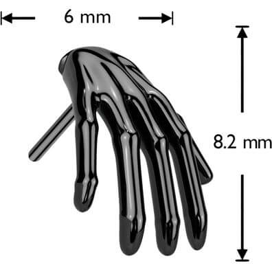 Titanium top skeleton hand Push-In - Image 2
