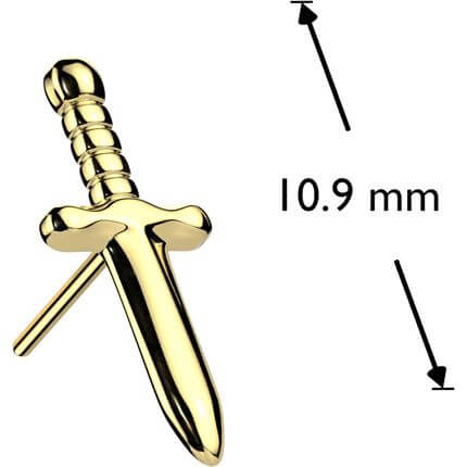 Titanium top dagger Push-In - Image 2