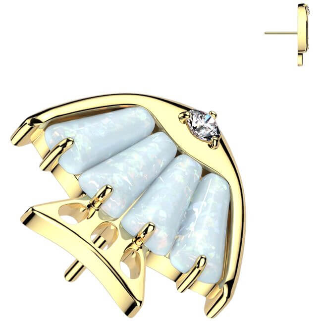 Titanium top fish zirconia Push-In - Image 4