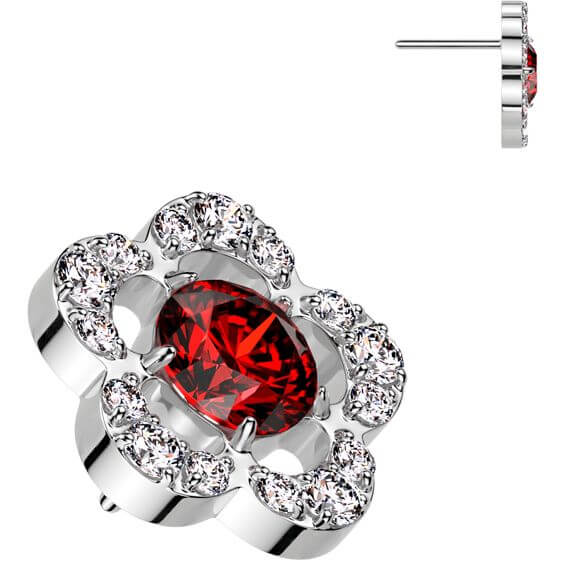 Titanium top flower zirconia Push-In - Image 7
