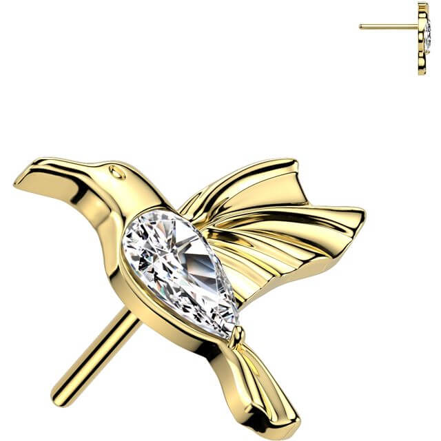 Titanium top Hummingbird zirconia Push-In - Image 3
