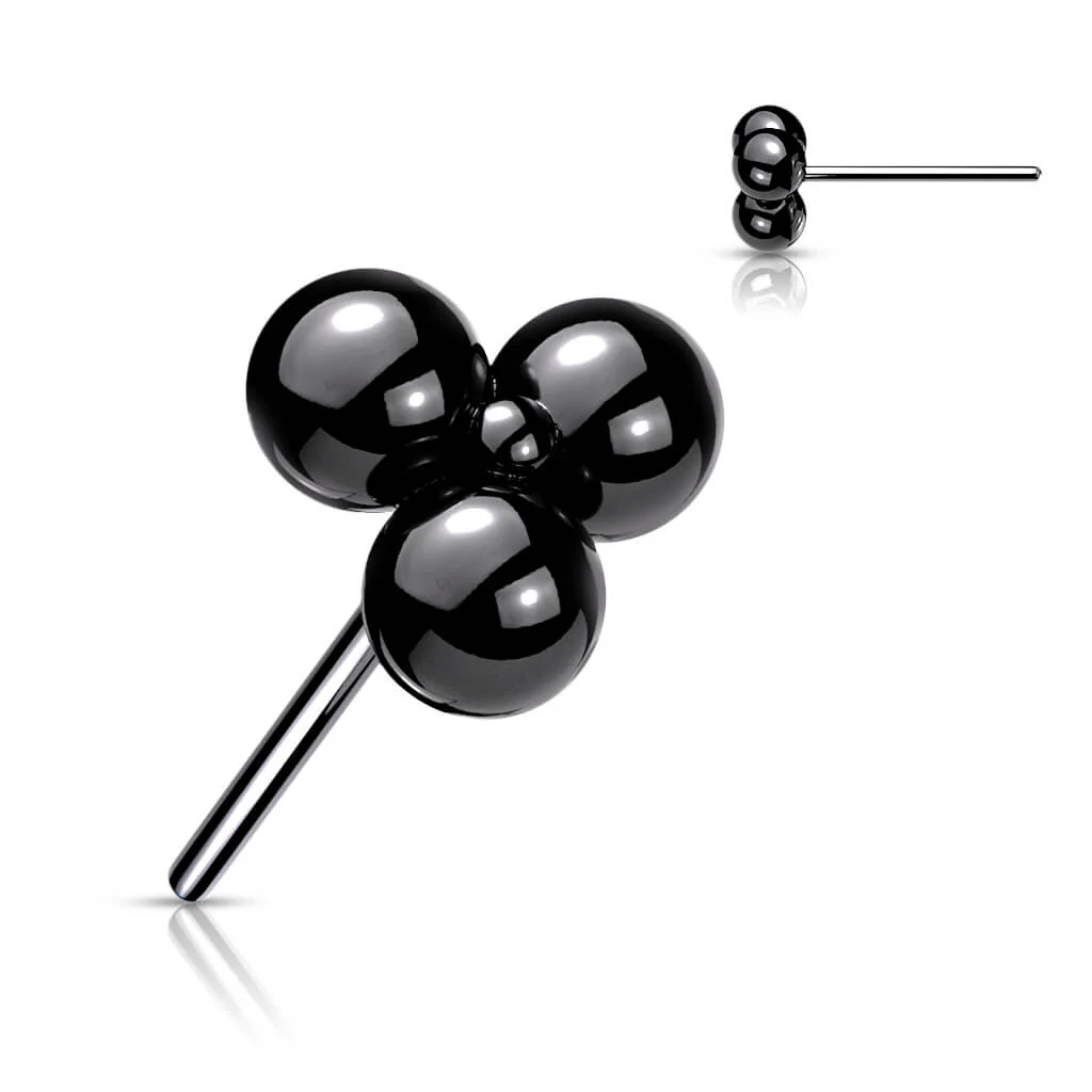 Titanium Top Trinity Balls Cluster Push-In - Image 4
