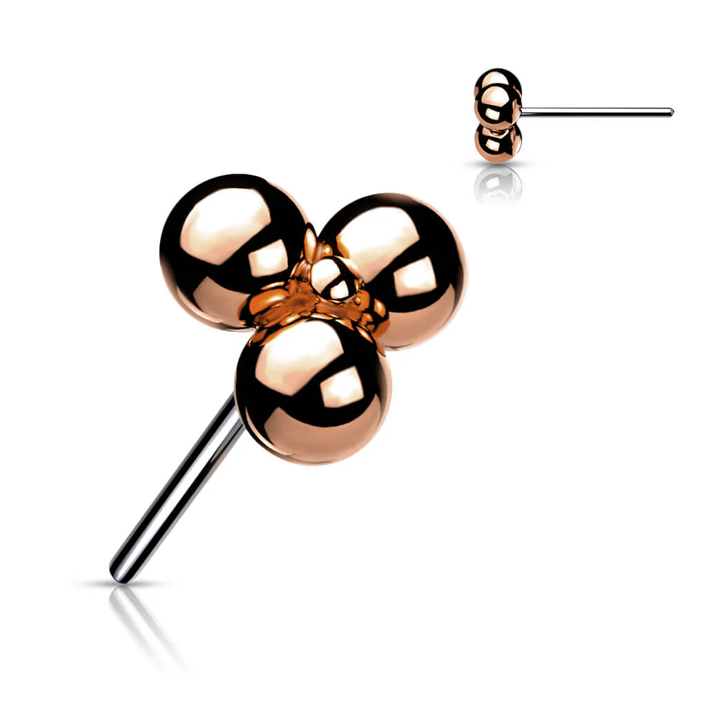 Titanium Top Trinity Balls Cluster Push-In - Image 5