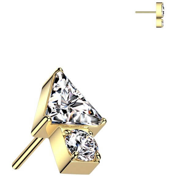 Titanium top triangle arrow zirconia Push-In - Image 4