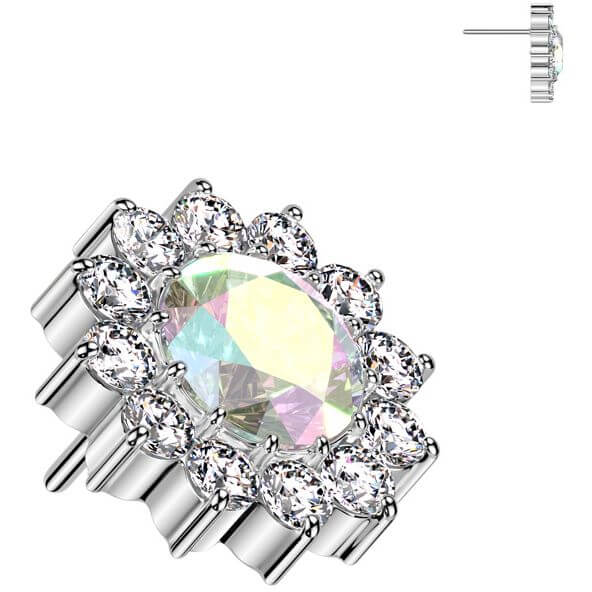 Titanium top flower zirconia Push-In - Image 7