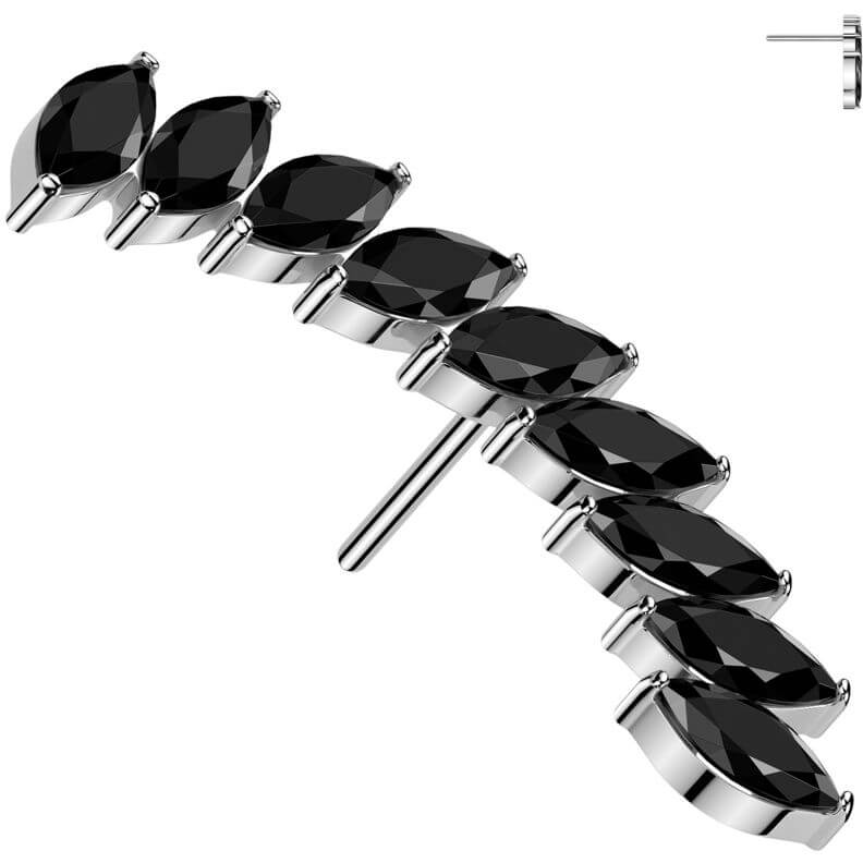 Titanium top long curved zirconias Push-In - Image 4