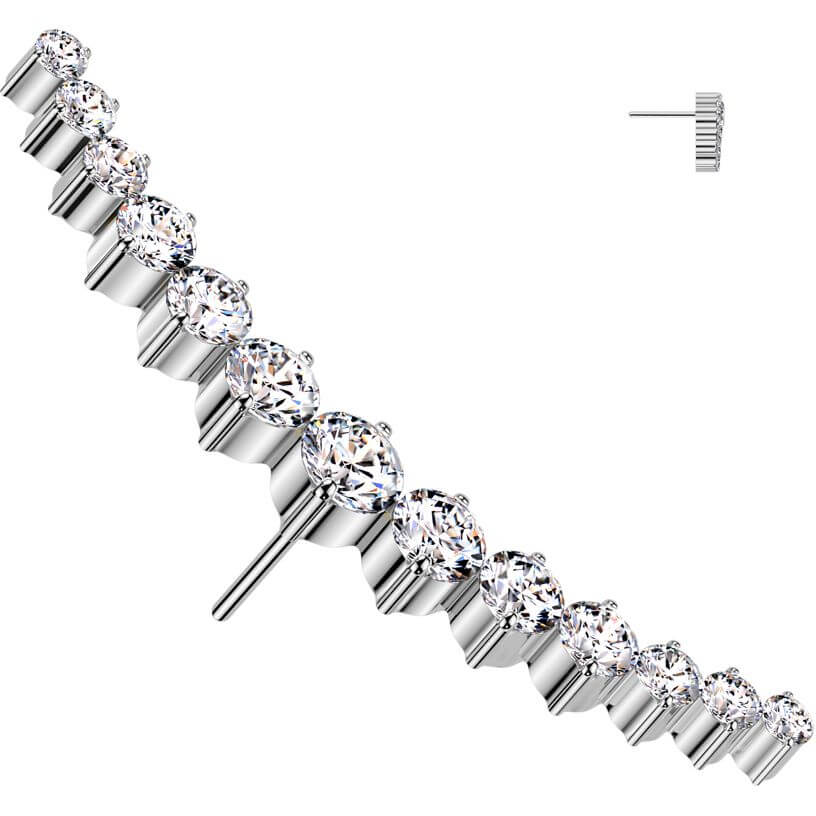 Titanium top long curved zirconia Push-In - Image 4