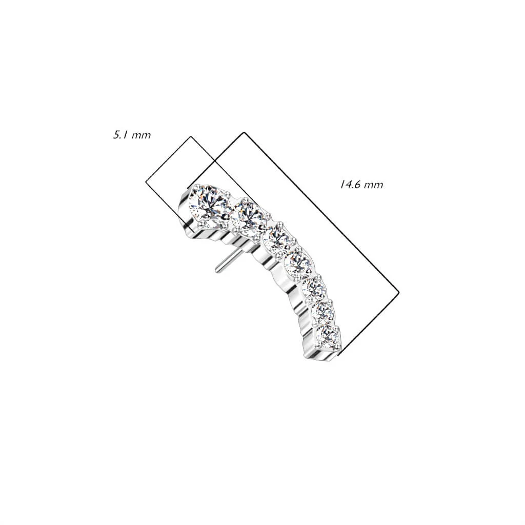 Titanium Top Arc Shape Zirconia Push-In - Image 3