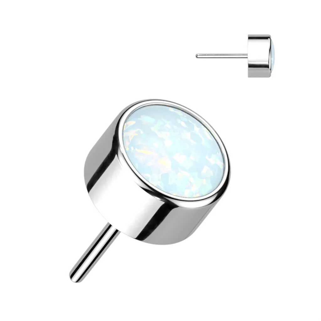 Titanium top zirconia opal bezel setting Push-In - Image 10