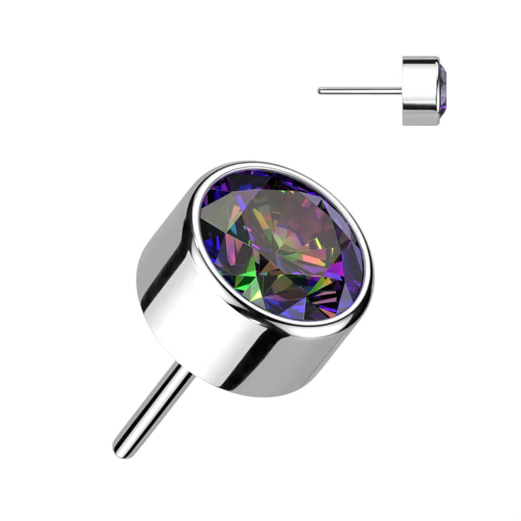 Titanium top zirconia opal bezel setting Push-In - Image 13