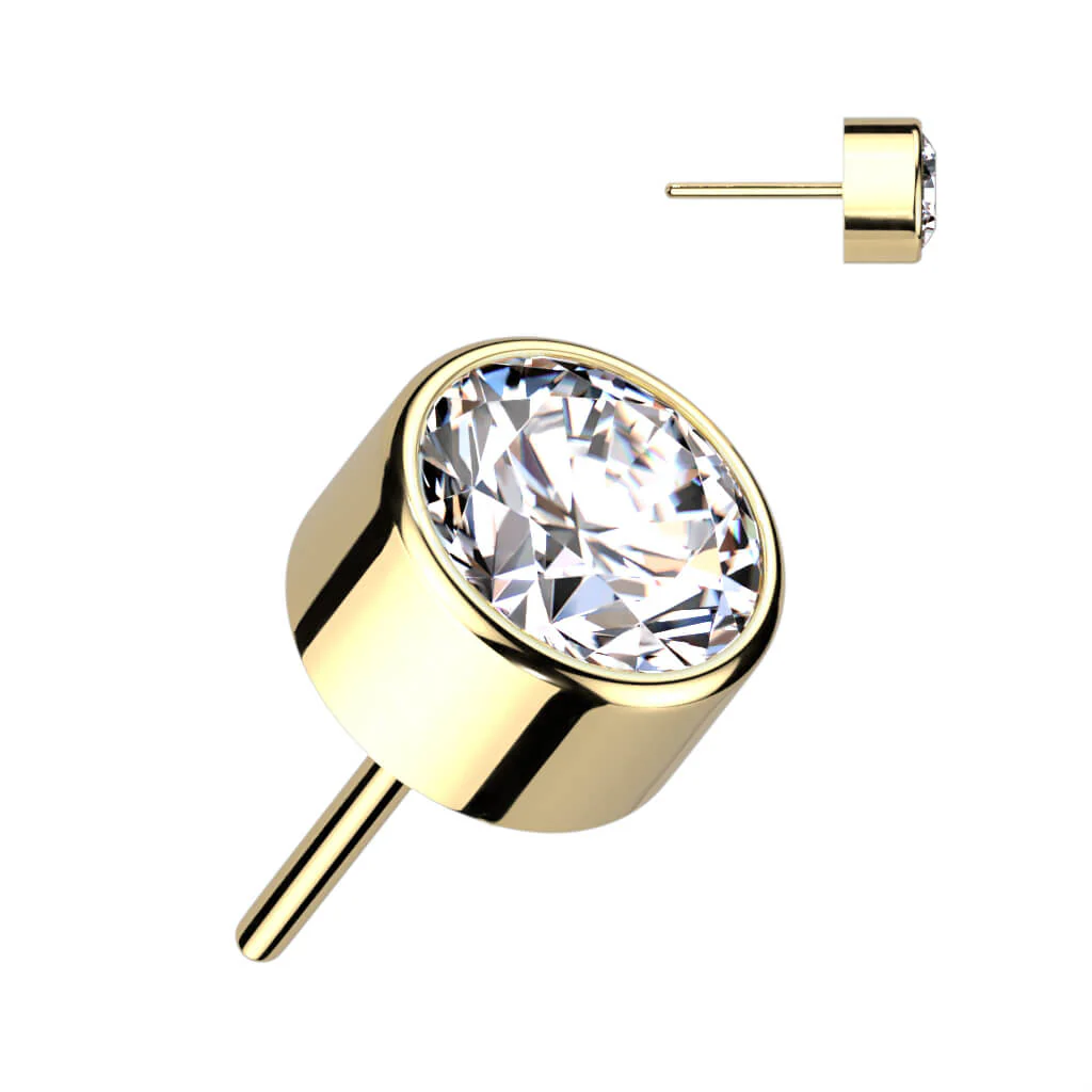 Titanium top zirconia opal bezel setting Push-In - Image 5