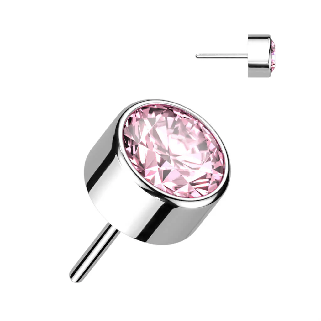 Titanium top zirconia opal bezel setting Push-In - Image 6