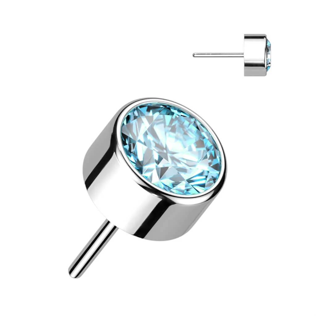Titanium top zirconia opal bezel setting Push-In - Image 7