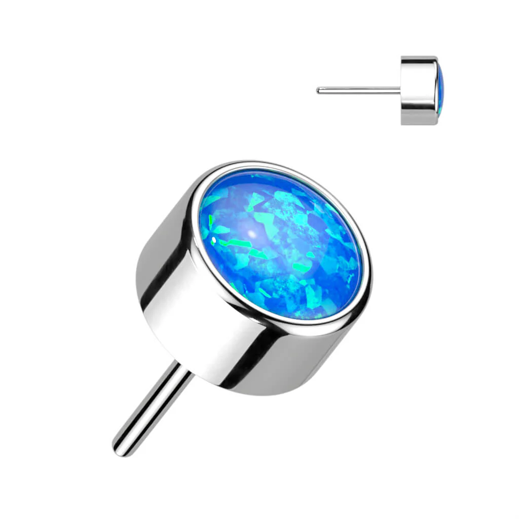 Titanium top zirconia opal bezel setting Push-In - Image 9