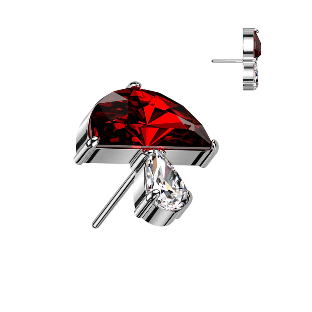 Titanium Top Mushroom Zirconia Push-In - Image 4