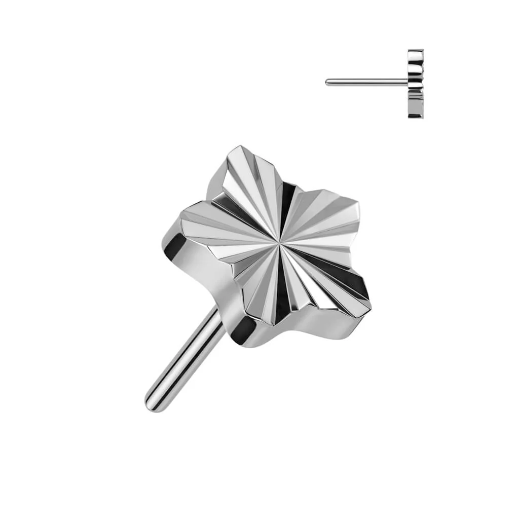 Titanium Top Star Diamond Cut Push-In - Image 6