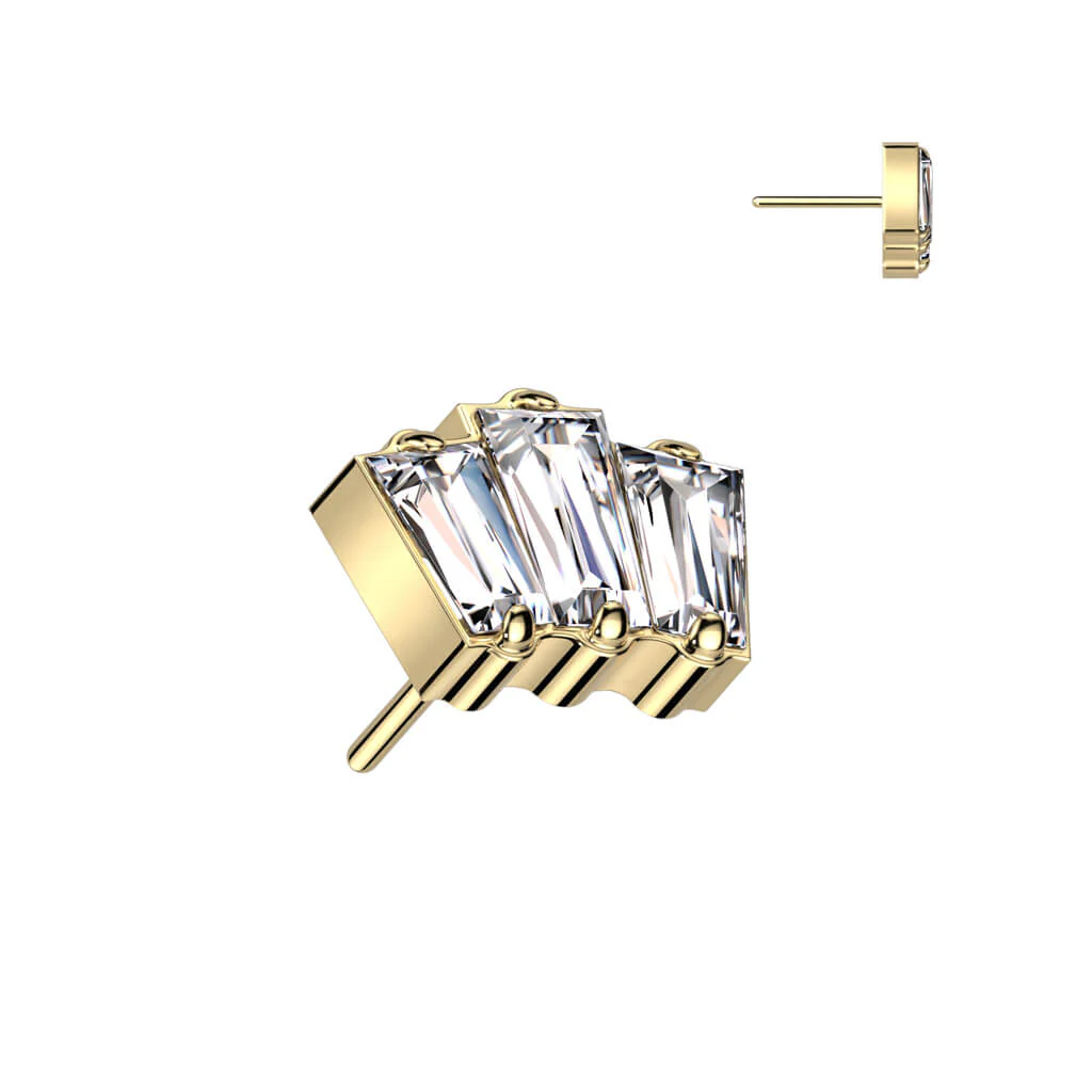 Titanium top 3 zirconias or opals Push-In - Image 6