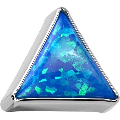 Titanium top triangle bezel setting opal Push-In - Image 5