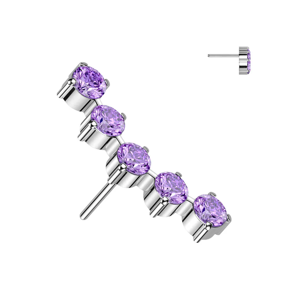 Titanium Top 5 Zirconias Push-In - Image 2
