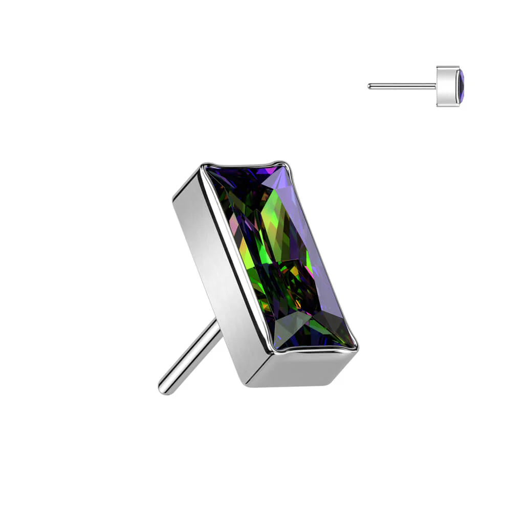Titanium top rectangular zirconia Push-In - Image 10