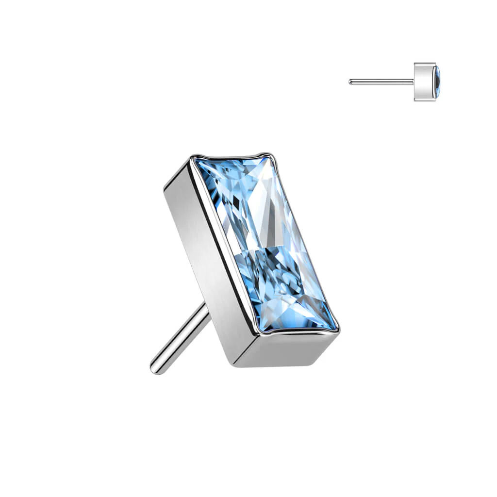 Titanium top rectangular zirconia Push-In - Image 7