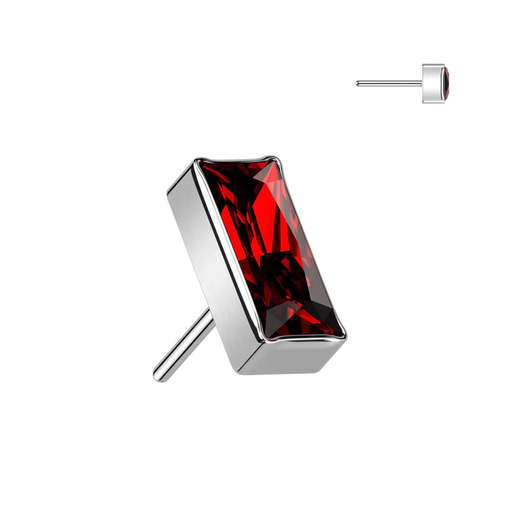 Titanium top rectangular zirconia Push-In - Image 8