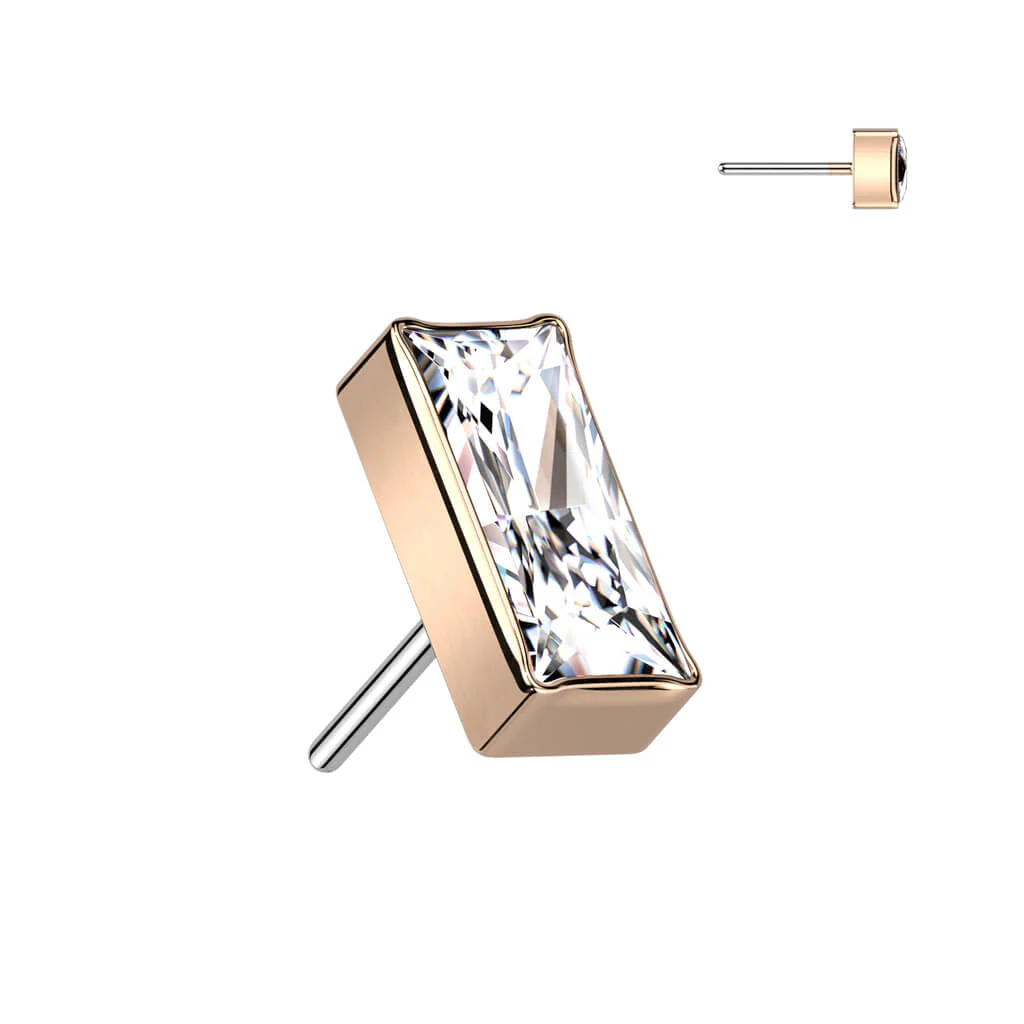 Titanium top rectangular zirconia Push-In - Image 9