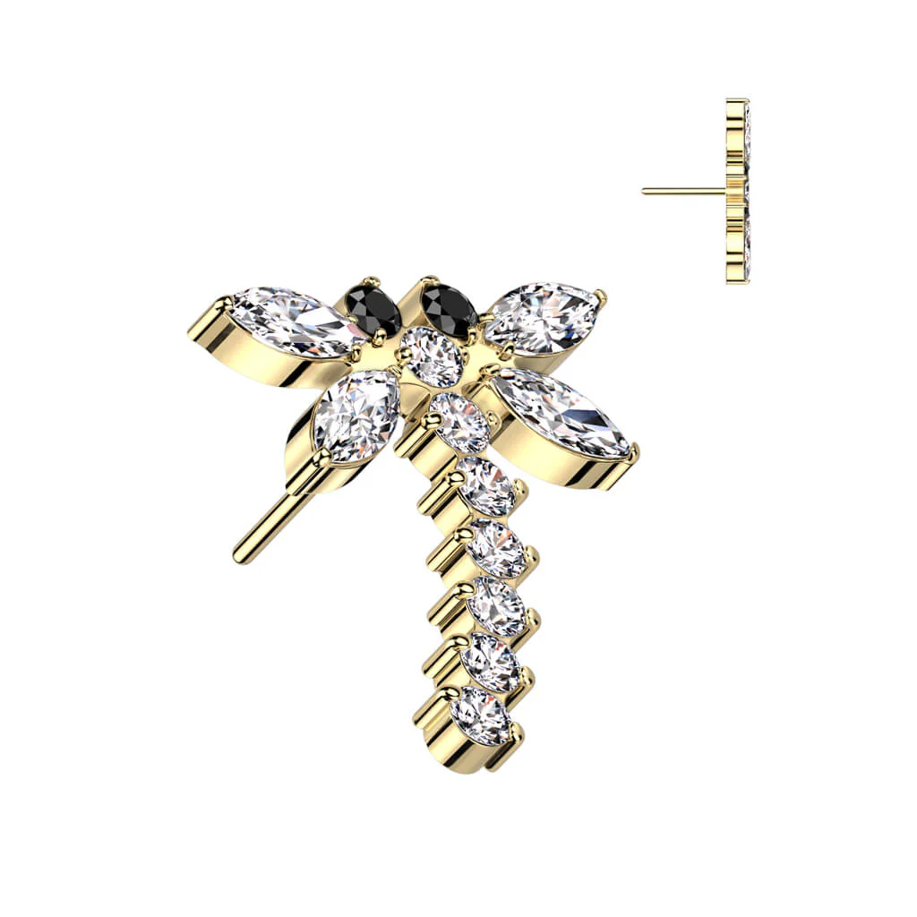 Titanium Top Dragonfly Zirconia Push-In - Image 4